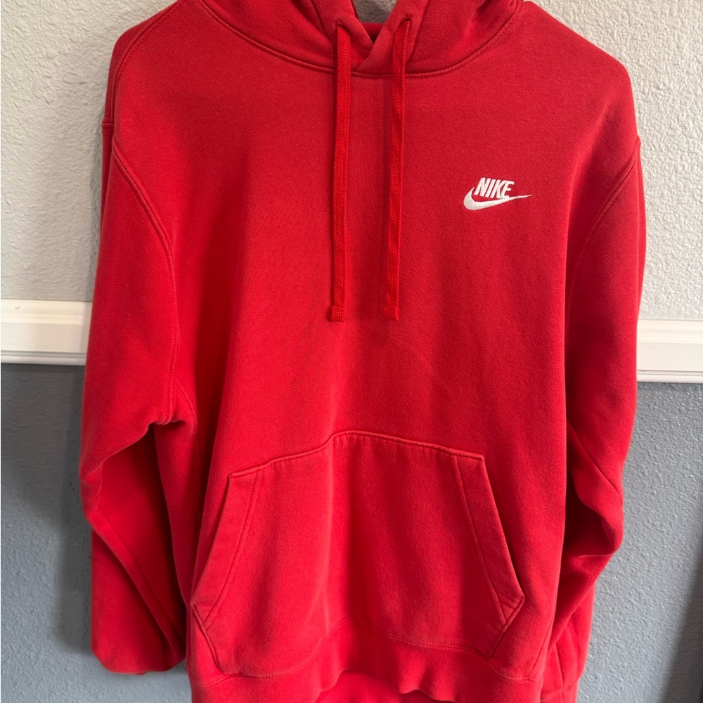 Nike Men's Bold Red Hoodie